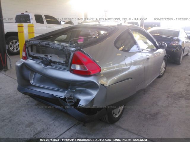 JHMZE14765S000214 - 2005 HONDA INSIGHT SILVER photo 4