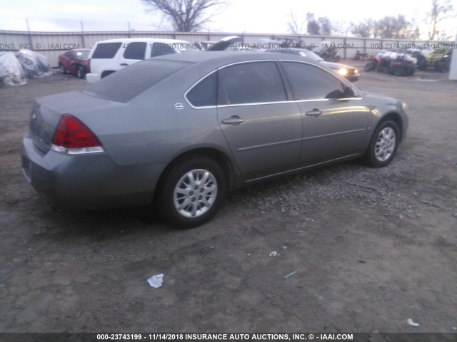 2G1WS551569398445 - 2006 CHEVROLET IMPALA POLICE GRAY photo 4