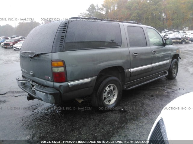 1GKFK16T52J177818 - 2002 GMC YUKON XL K1500 GRAY photo 4