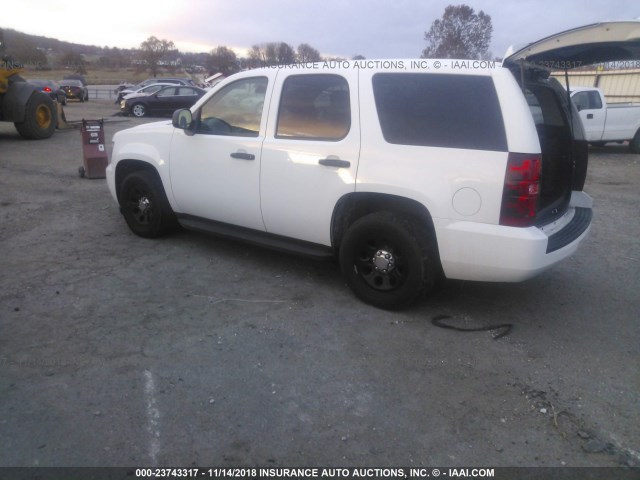 1GNLC2E09CR218177 - 2012 CHEVROLET TAHOE POLICE WHITE photo 3