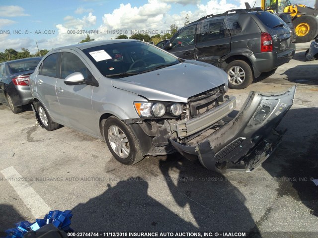 1G1JA5SH3C4201544 - 2012 CHEVROLET SONIC LS 银色 照片 1