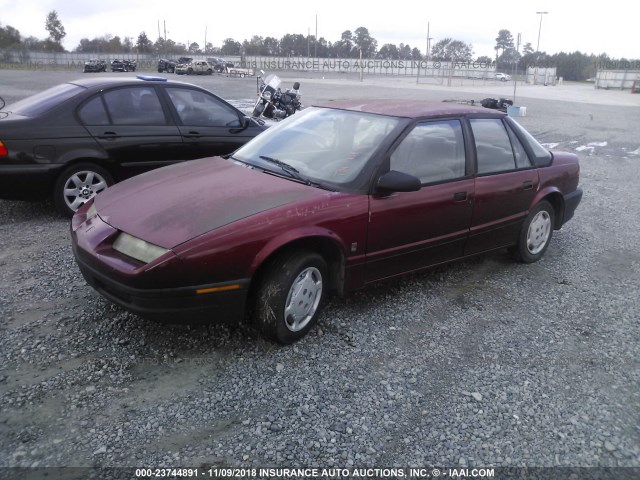 1G8ZG5282SZ361323 - 1995 SATURN SL1 RED photo 2