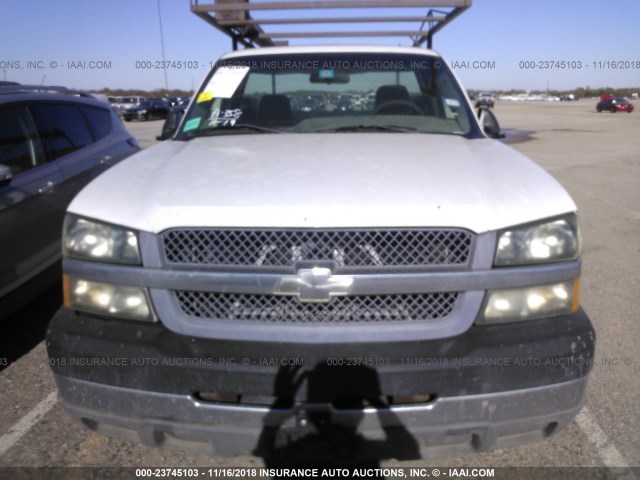 1GBHC24U73Z132339 - 2003 CHEVROLET SILVERADO C2500 HEAVY DUTY WHITE photo 6