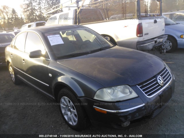 WVWPD63B73P397012 - 2003 VOLKSWAGEN PASSAT GLS GRAY photo 1