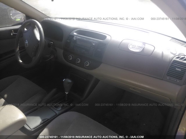 4T1BE32K45U502371 - 2005 TOYOTA CAMRY LE/XLE/SE TAN photo 5