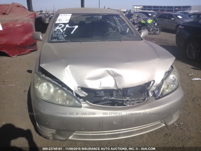 4T1BE32K45U502371 - 2005 TOYOTA CAMRY LE/XLE/SE TAN photo 6