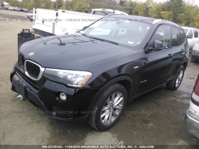 5UXWZ7C39H0X40025 - 2017 BMW X3 SDRIVE28I 黑色 照片 2