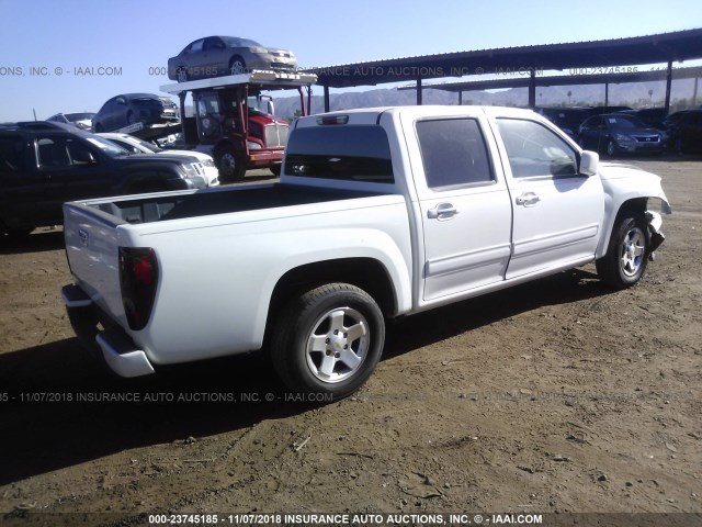 1GCDSCDE3A8125600 - 2010 CHEVROLET COLORADO LT WHITE photo 4