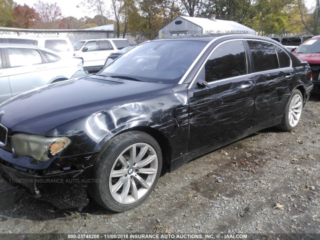 WBAGN63585DS58516 - 2005 BMW 745 LI BLACK photo 6