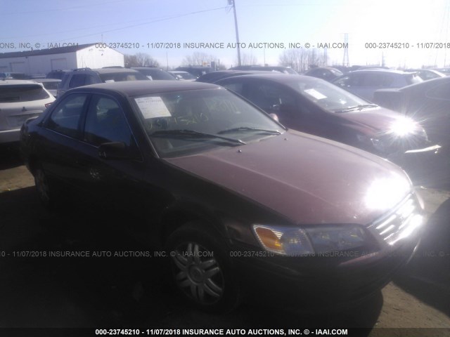 4T1BG22K91U054580 - 2001 TOYOTA CAMRY CE/LE/XLE მუქწითელი ფოტო 1