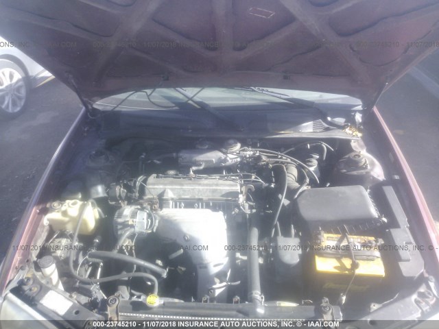 4T1BG22K91U054580 - 2001 TOYOTA CAMRY CE/LE/XLE მუქწითელი ფოტო 10