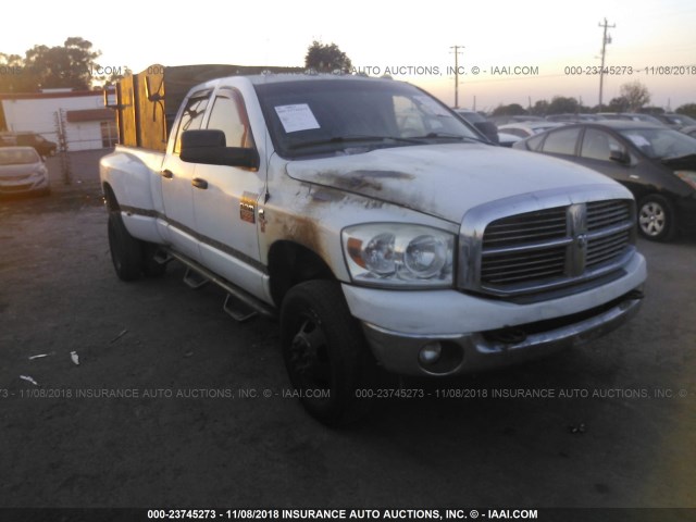 3D7MX48A88G166751 - 2008 DODGE RAM 3500 ST/SLT WHITE photo 1