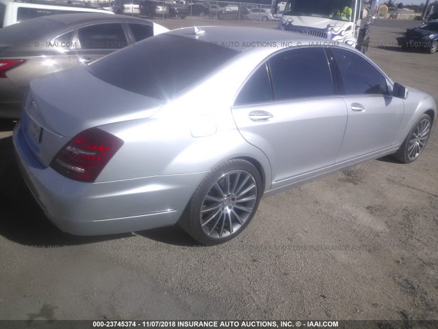 WDDNG7BB3AA329057 - 2010 MERCEDES-BENZ S 550 SILVER photo 4