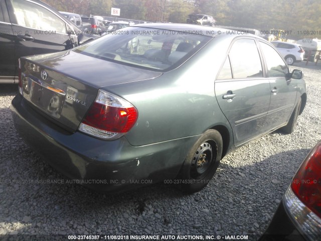 4T1BE30KX6U147341 - 2006 TOYOTA CAMRY LE/XLE/SE GREEN photo 4