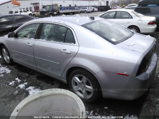 1G1ZB5E05CF196700 - 2012 CHEVROLET MALIBU LS Gümüş foto 3