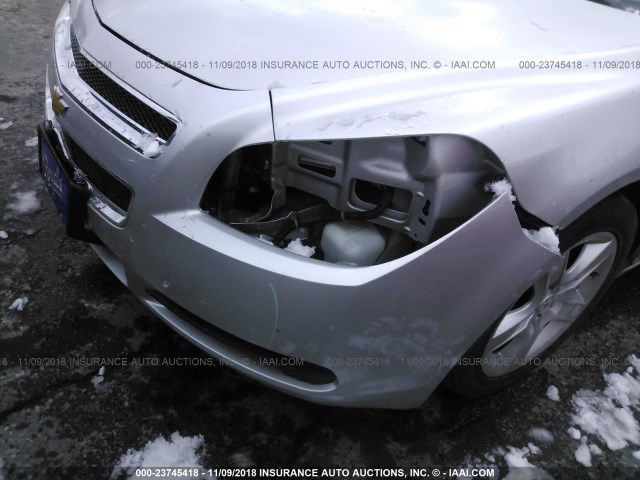 1G1ZB5E05CF196700 - 2012 CHEVROLET MALIBU LS Gümüş foto 6