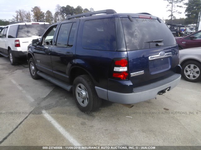 1FMEU62E86UA56089 - 2006 FORD EXPLORER XLS BLUE photo 3