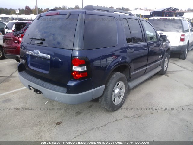 1FMEU62E86UA56089 - 2006 FORD EXPLORER XLS BLUE photo 4