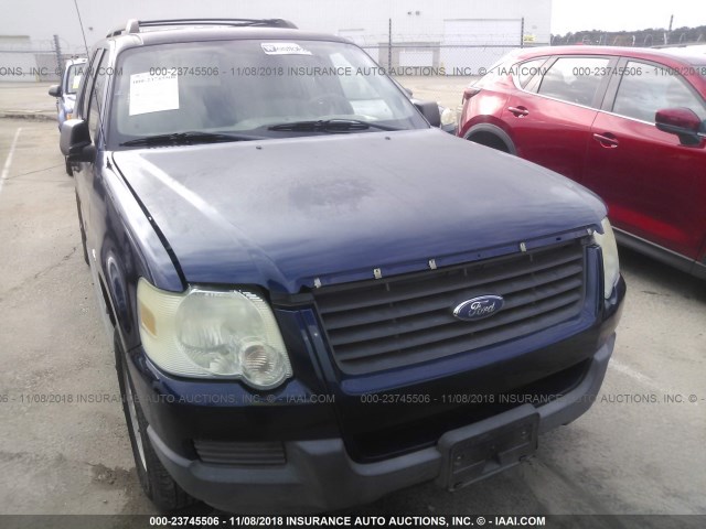 1FMEU62E86UA56089 - 2006 FORD EXPLORER XLS BLUE photo 6