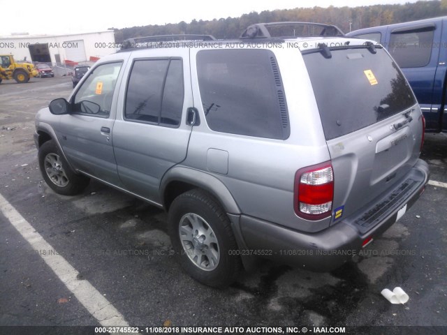 JN8AR07Y1XW380337 - 1999 NISSAN PATHFINDER LE/SE/XE Champagne photo 3