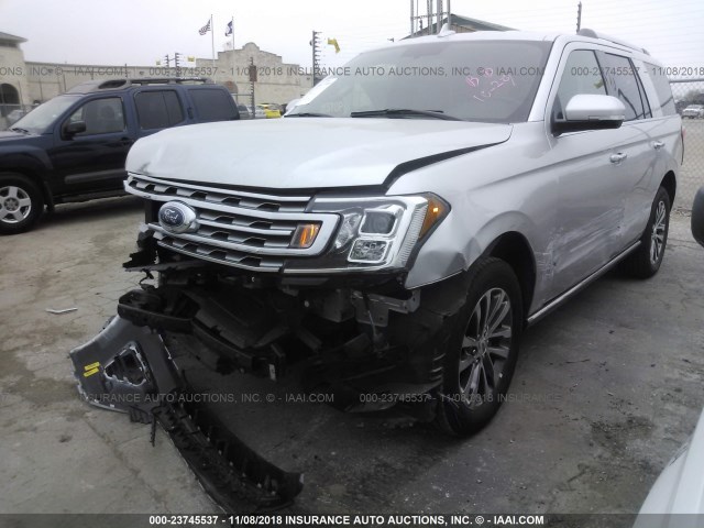 1FMJU1KT7JEA11163 - 2018 FORD EXPEDITION LIMITED SILVER photo 2