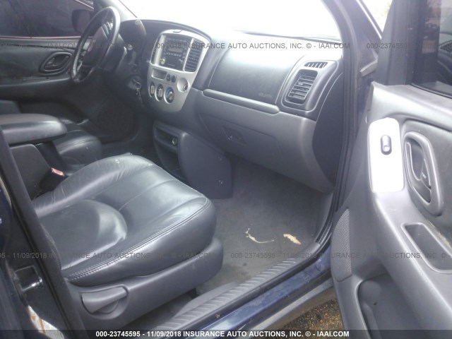 4F2CZ06184KM16679 - 2004 MAZDA TRIBUTE ES Dark Blue photo 5
