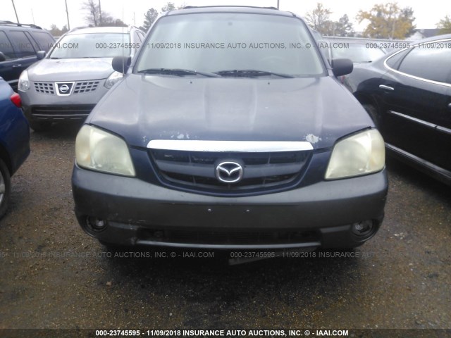 4F2CZ06184KM16679 - 2004 MAZDA TRIBUTE ES Dark Blue photo 6