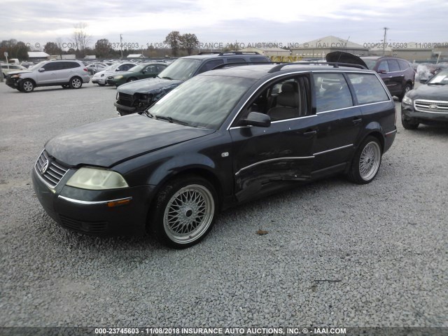 WVWWH63B63E376101 - 2003 VOLKSWAGEN PASSAT GLX GRAY photo 2