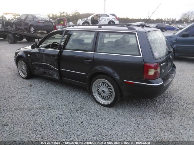 WVWWH63B63E376101 - 2003 VOLKSWAGEN PASSAT GLX GRAY photo 3