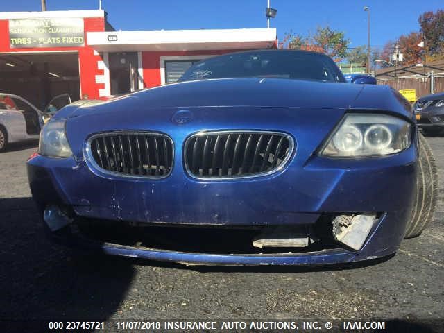 4USBU53566LX01631 - 2006 BMW Z4 3.0SI BLUE photo 6