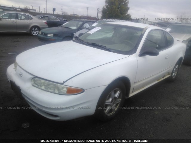 1G3NL12E84C242065 - 2004 OLDSMOBILE ALERO GL WHITE photo 2