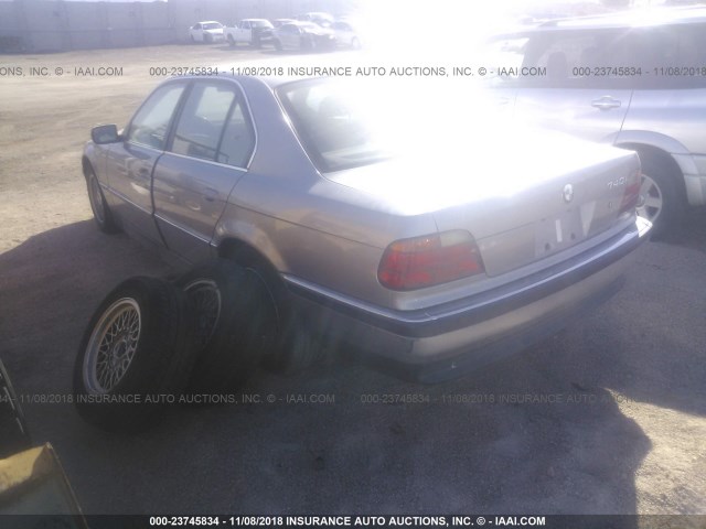 WBAGF8320VDL47754 - 1997 BMW 740 I AUTOMATIC SILVER photo 3