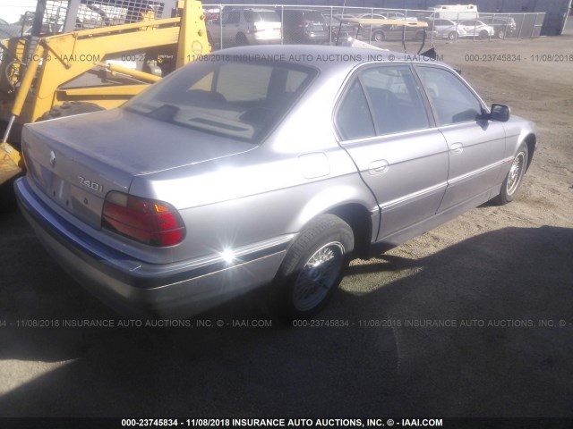 WBAGF8320VDL47754 - 1997 BMW 740 I AUTOMATIC SILVER photo 4