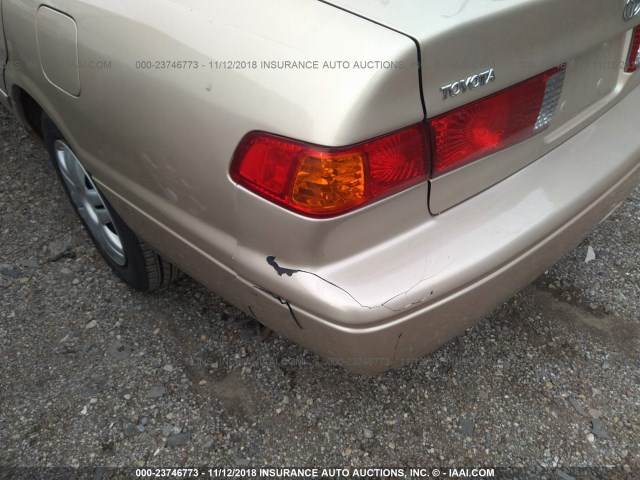 4T1BG22K0YU633662 - 2000 TOYOTA CAMRY CE/LE/XLE 金色 照片 6