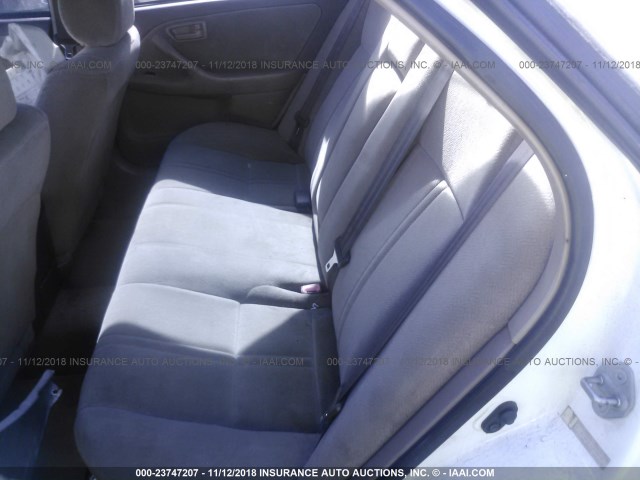 4T1BG22K2YU758808 - 2000 TOYOTA CAMRY CE/LE/XLE 白色 照片 8