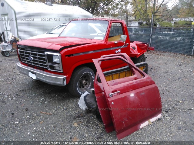 1FTCF10E8BNA48333 - 1981 FORD F100 RED photo 2