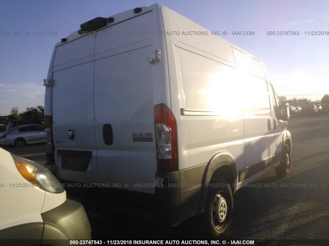 3C6TRVCG3JE132209 - 2018 RAM PROMASTER 2500 2500 HIGH WHITE photo 4