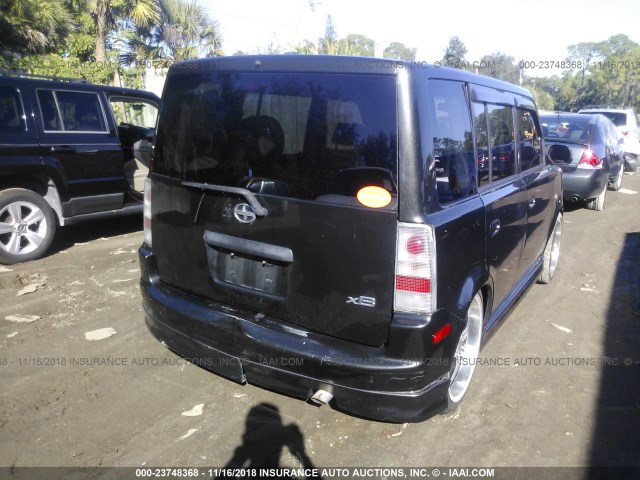 JTLKT324764077455 - 2006 TOYOTA SCION XB Schwarz Foto 6