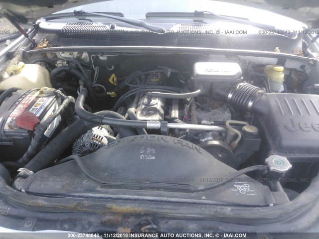 1J4GW48S14C245768 - 2004 JEEP GRAND CHEROKEE LAREDO/COLUMBIA/FREEDOM 银色 照片 10