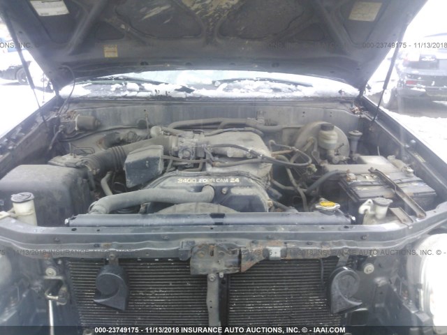 5TBBN44184S434957 - 2004 TOYOTA TUNDRA ACCESS CAB SR5 GRAY photo 10