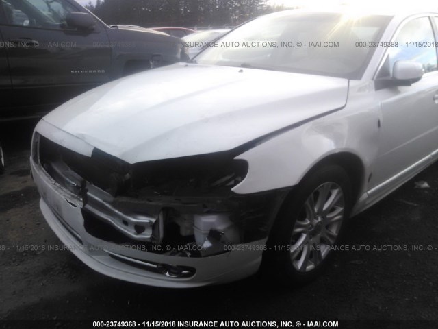 YV1960AS2A1125240 - 2010 VOLVO S80 3.2 WHITE photo 6