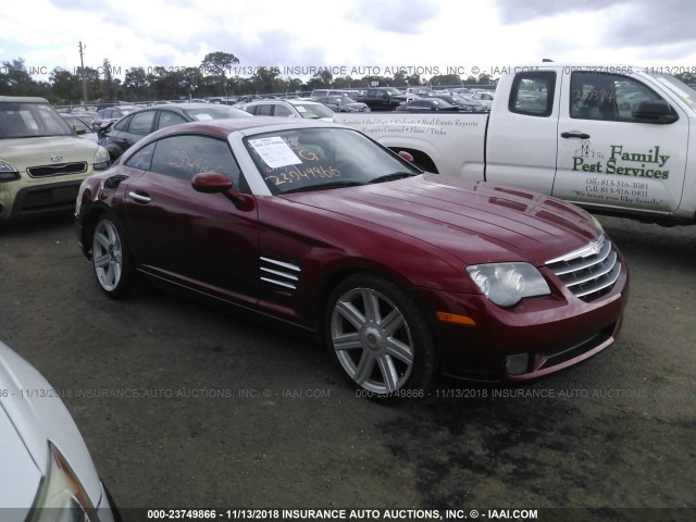 1C3AN69LX4X002023 - 2004 CHRYSLER CROSSFIRE LIMITED RED photo 1