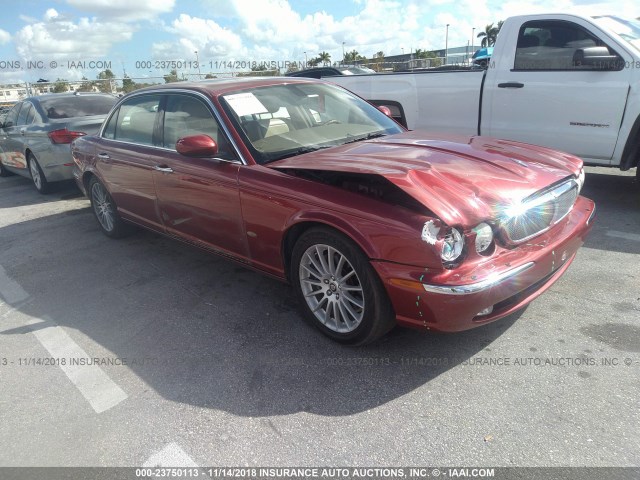 SAJWA79B46SH07849 - 2006 JAGUAR XJ8 L BURGUNDY photo 1