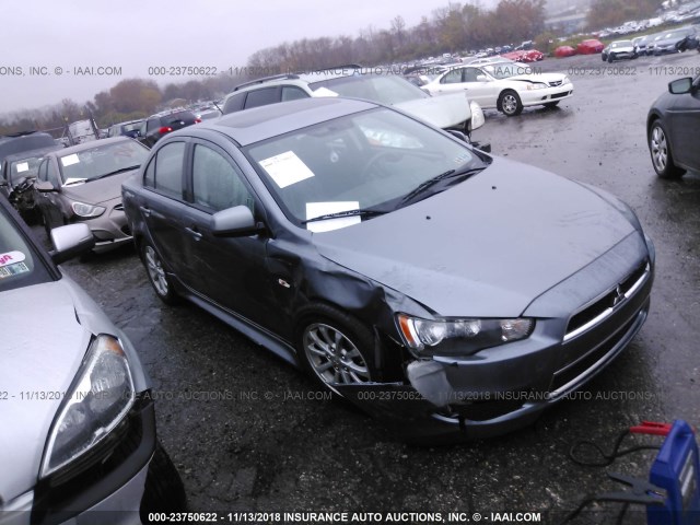 JA32U2FU8DU022103 - 2013 MITSUBISHI LANCER ES/ES SPORT GRAY photo 1