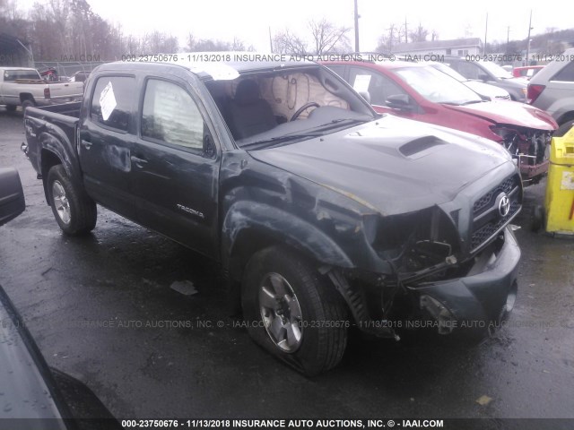 3TMLU4ENXBM065967 - 2011 TOYOTA TACOMA DOUBLE CAB 绿色 照片 1
