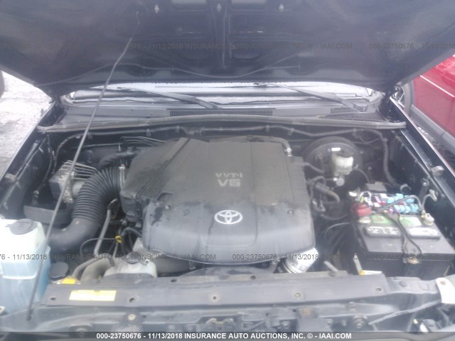 3TMLU4ENXBM065967 - 2011 TOYOTA TACOMA DOUBLE CAB 绿色 照片 10