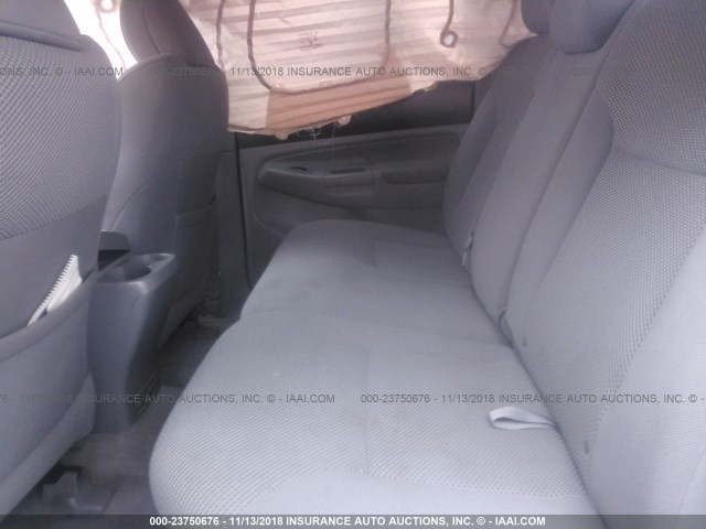 3TMLU4ENXBM065967 - 2011 TOYOTA TACOMA DOUBLE CAB 绿色 照片 8