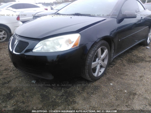 1G2ZM361764275058 - 2006 PONTIAC G6 GTP BLACK photo 6