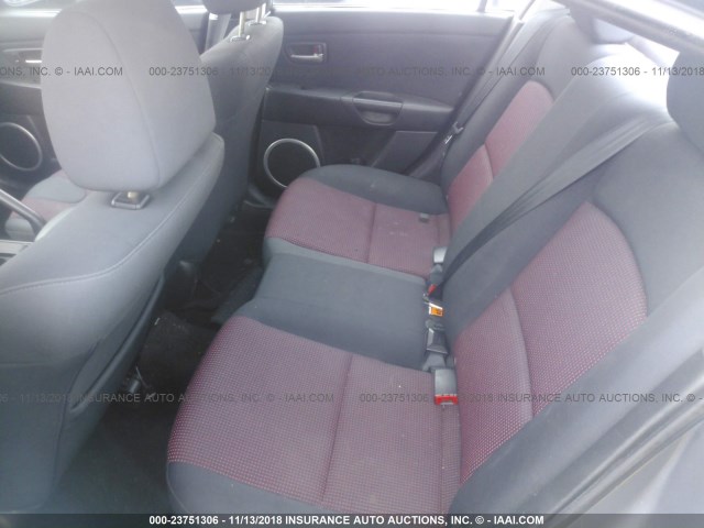 JM1BK323651269276 - 2005 MAZDA 3 S GRAY photo 8