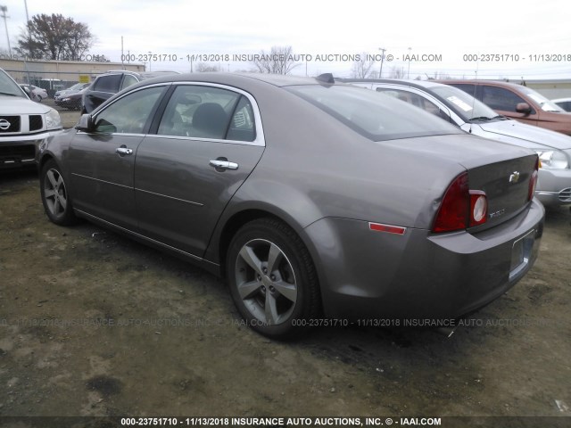1G1ZC5E03CF212308 - 2012 CHEVROLET MALIBU 1LT GRAY photo 3